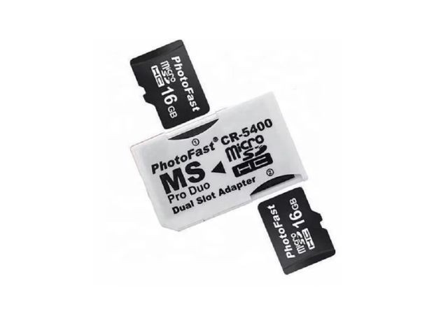 &ua ADAPTADOR MICRO SD A PRODUO PSP DOBLE